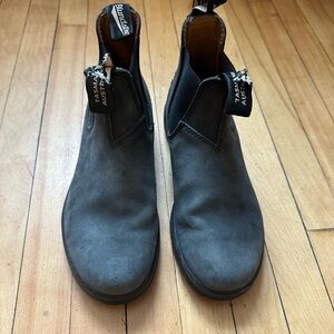 Blundstone Rustic Black Leather Classic Chelsea Boots W8